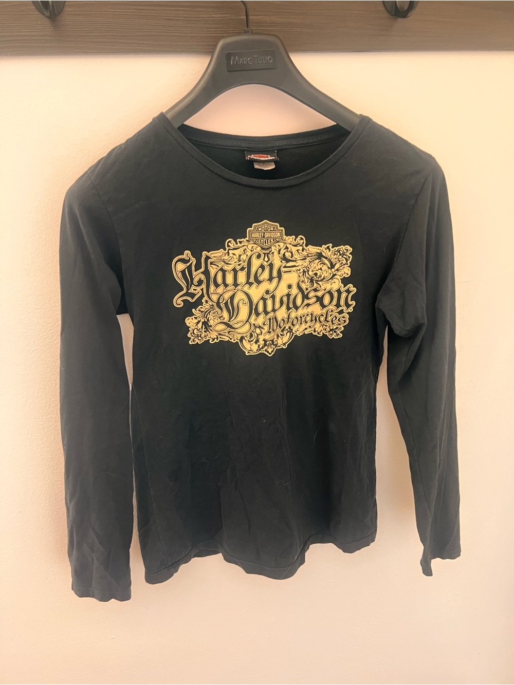 Harley-Davidson Black Tee with Gold logo